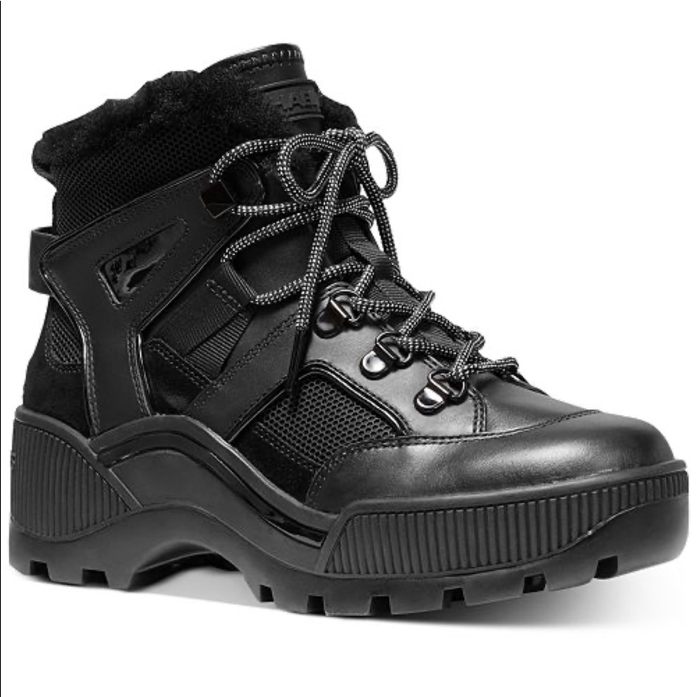 MICHAEL KORS Brooke Fur Chunky Hiking Ski Boot